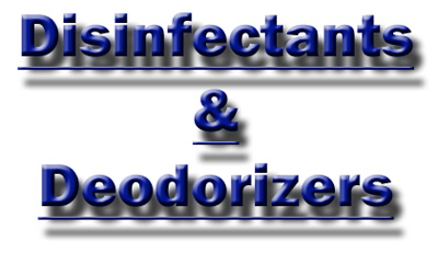 Disinfectants and Deodorizers for Professional Grooming Facilities and Veterinary 