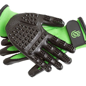 Hands on Gloves in Green