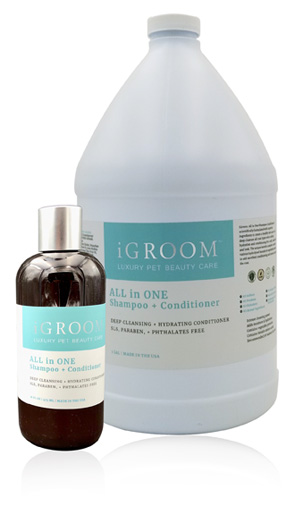 Igroom All in One Shampoo and Conditioner for Professional Pet Grooming