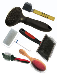 Groomers Mall Professions Pet Brushes for grooming dogs, cats, horses and other pets